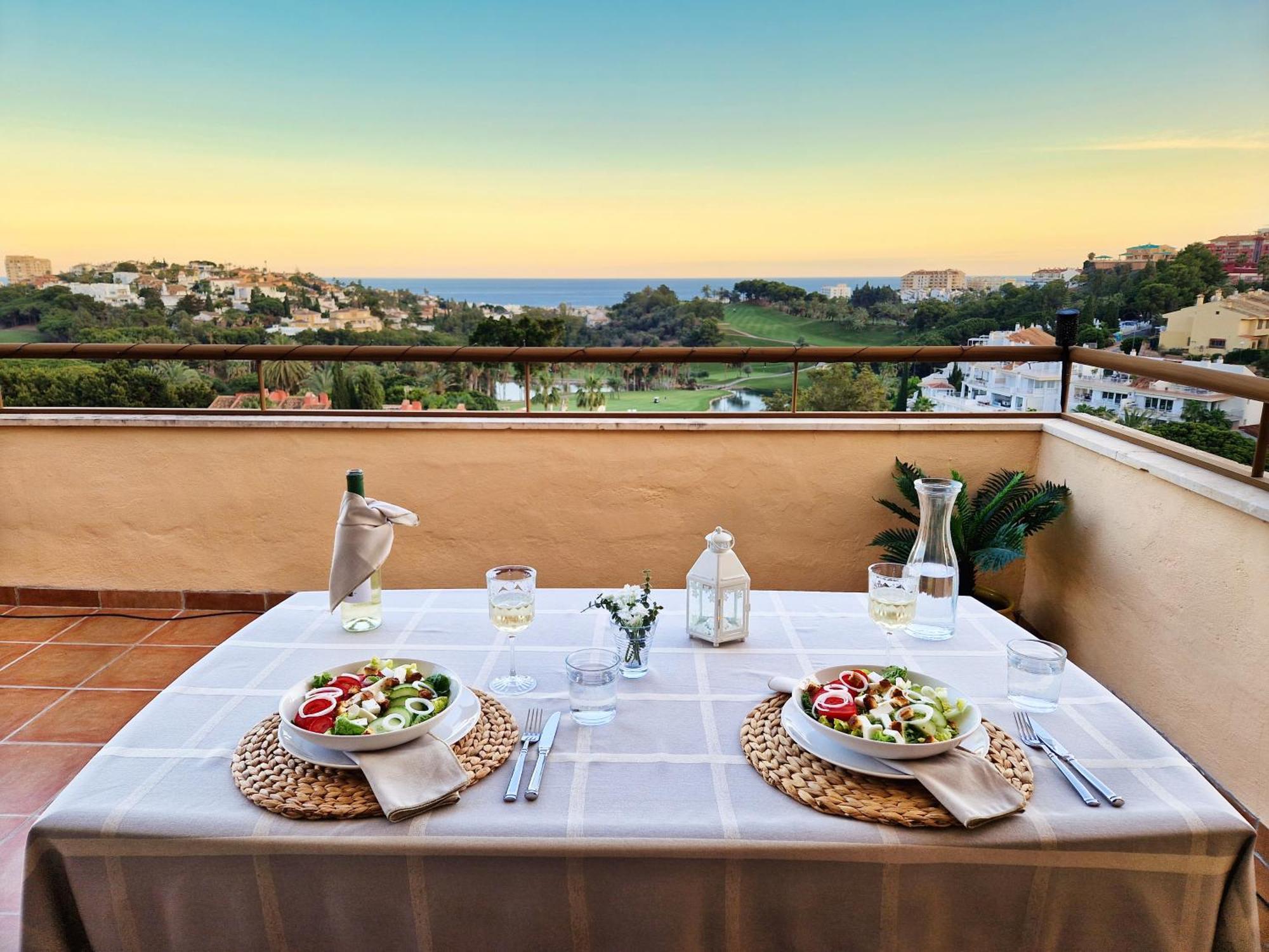 דירות בנאלמדנה Penthouse Benalvistas Torregolf Seaview מראה חיצוני תמונה